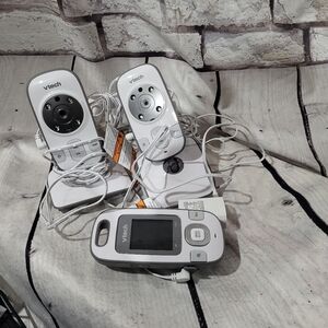 VTech White Video Baby Monitor Set